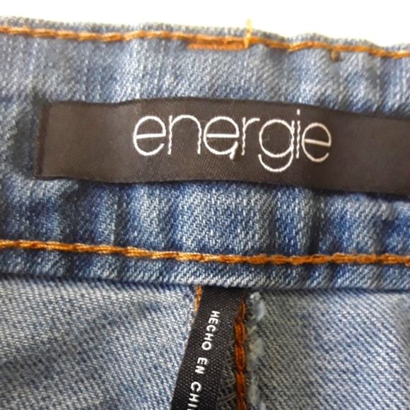 ENERGIE DENIM WRAP SKIRT SZ 9 - Picture 6 of 6